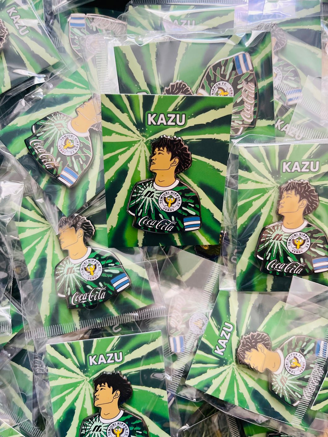 Kazu J-league badge